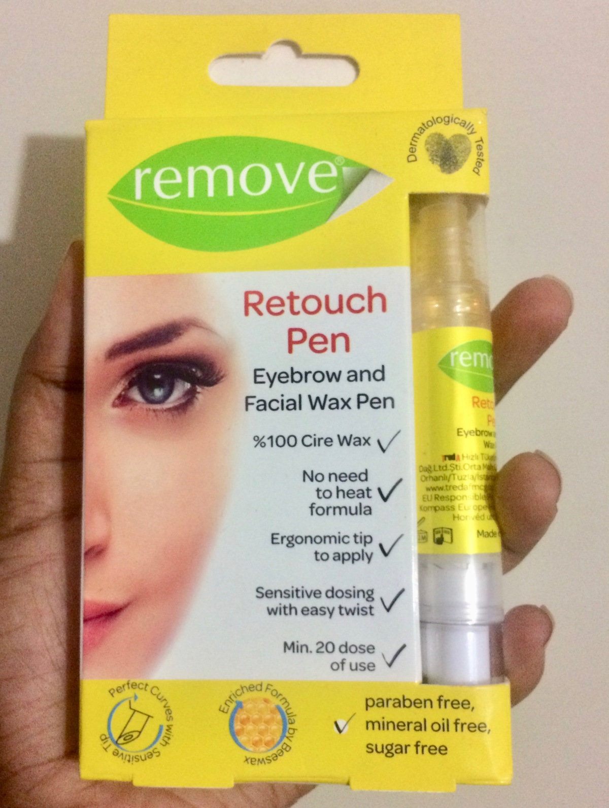 FACIAL LIPOSOLUBLE WAX - RETOUCH PEN FROM REMOVE